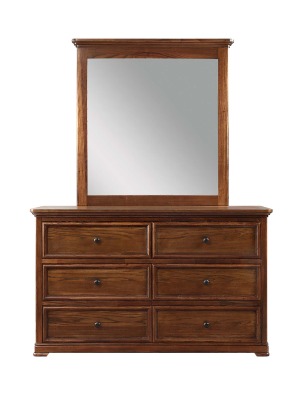 Windsor Dressing Table Ash Wood - Walnut Finish