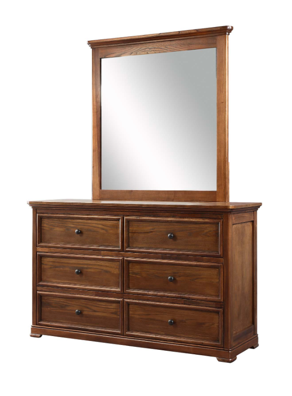 Windsor Dressing Table Ash Wood - Walnut Finish