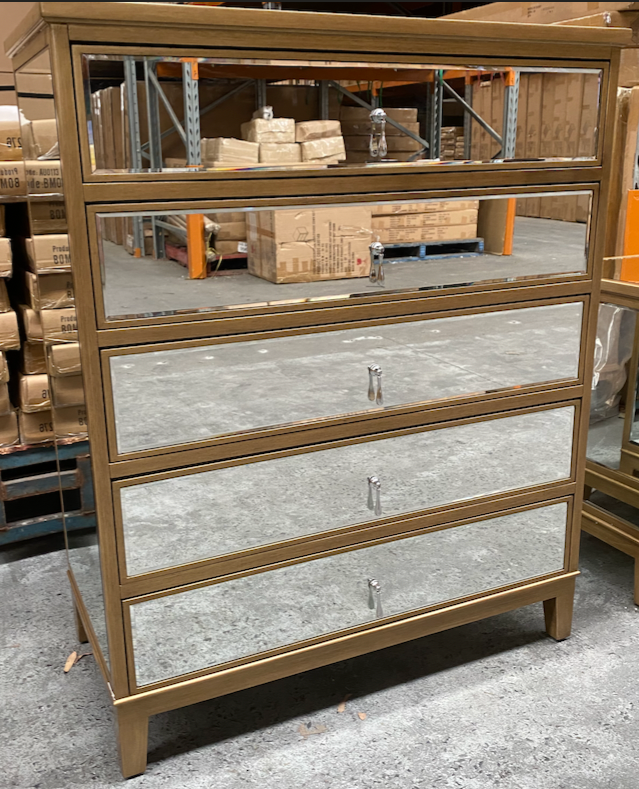GATSBY Tallboy - Antique Gold Brushed