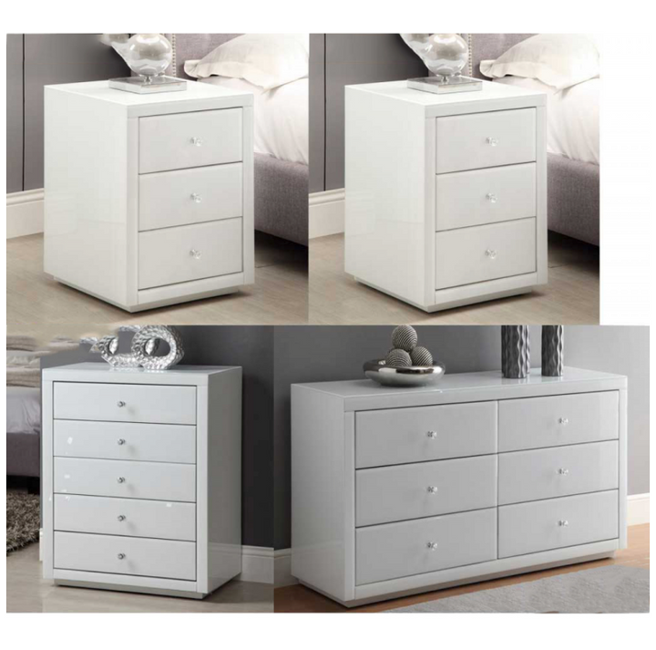 Mirrored Bedroom Furniture Packages Collection BA Furniture Clearance